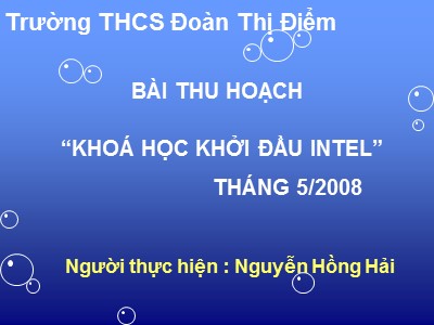 Bài giảng Mạng máy tính - Nguyễn Hồng Hải