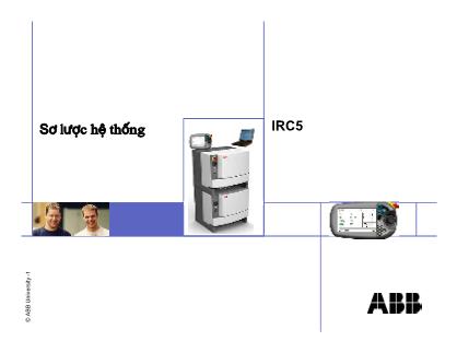 Bài giảng Hệ thống Robot - Chương 2: Bộ điều khiển IRC 5