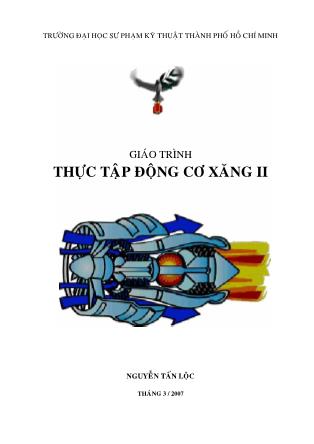 Giáo trình Thực tập động cơ xăng II - Nguyễn Tấn Lộc