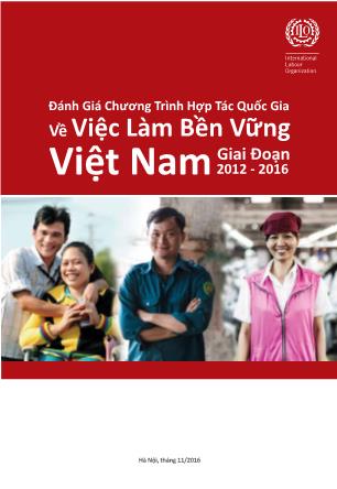 Đánh giá chương trình hợp tác quốc gia về việc làm bền vững Việt Nam 2012 - 2016