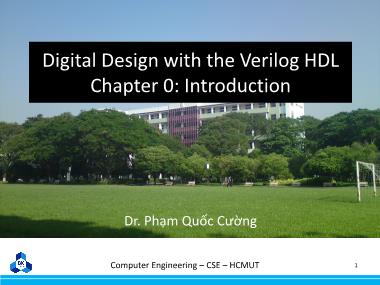 Digital Design with the Verilog HDL - Chapter 0: Introduction