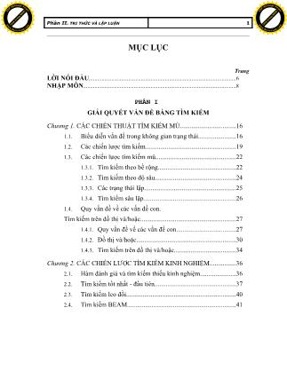 Giáo trình Trí tuệ nhân tạo - Phần 2: Tri thức và lập luận