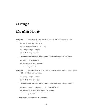 Matlab thực hành Bài số 3