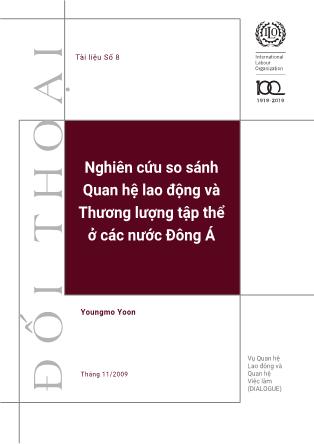 Nghiên cứu so sánh Quan hệ lao động và Thương lượng tập thể ở các nước Đông Á