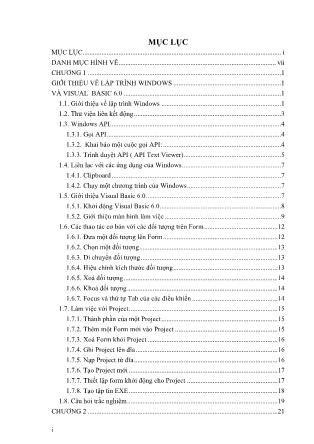 Tập bài giảng Lập trình windows (Phần 1)