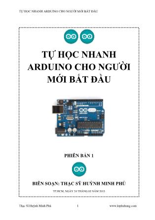 Tự học nhanh Arduino cho người mới bắt đầu - Huỳnh Minh Phú