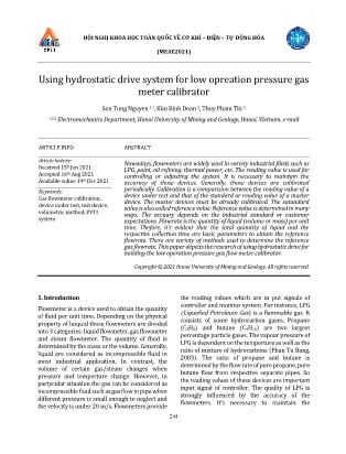 Using hydrostatic drive system for low opreation pressure gas meter calibrator