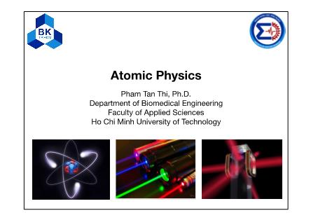 Atomic Physics - Pham Tan Thi