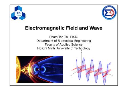 Electromagnetic Field and Wave - Pham Tan Thi