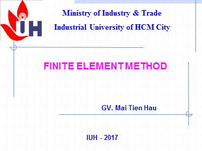 Finite Element Method - Mai Tien Hau