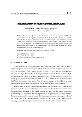 Magnetization in high-tc superconductors