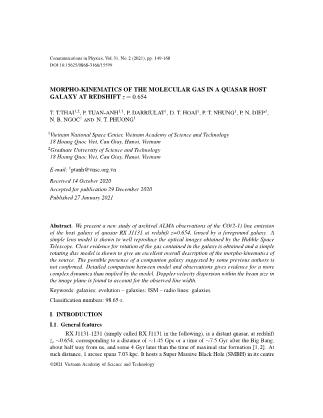 Morpho-kinematics of the molecular gas in a quasar host galaxy at redshift z = 0:654