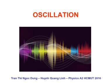 Oscillation - Tran Thi Ngoc Dung