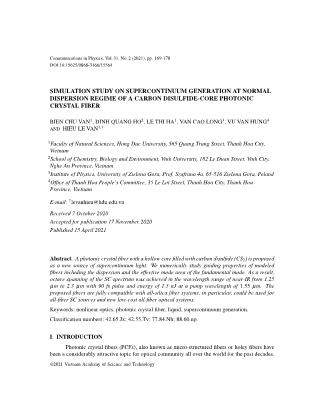 Simulation study on supercontinuum generation at normal dispersion regime of a carbon disulfide-core photonic crystal fiber