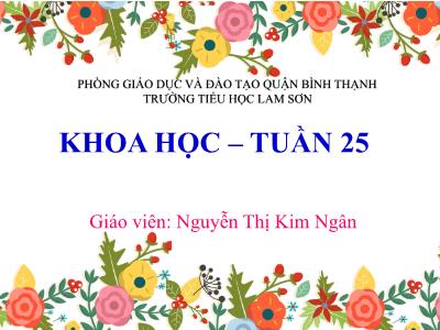 Bài giảng Khoa học Lớp 4 - Bài: Nóng, lạnh và nhiệt độ (Tiết 1) - Năm học 2018-2019 - Nguyễn Thị Kim Ngân