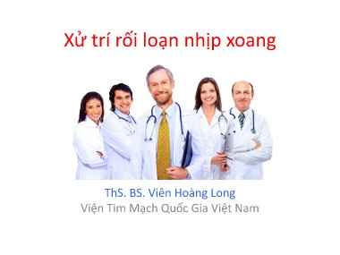 Bài giảng Xử trí rối loạn nhịp xoang