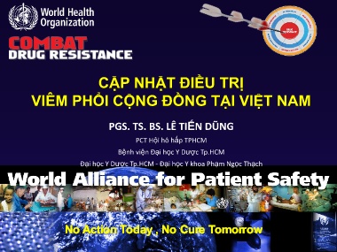 Đề tài Cập nhật điều trị viêm phổi cộng đồng tại Việt Nam