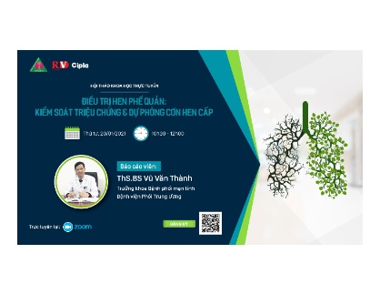 Đề tài Điều trị hen phế quản: Kiểm soát triệu chứng và dự phòng cơn cấp