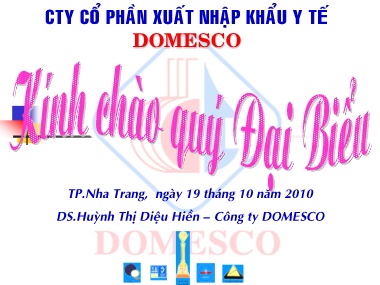 Đề tài So sánh hiệu quả của Perindopril Generic biệt dược dorovervà perindopril biệt dược gốc trong kiểm soát huyết áp ở bệnh nhân tăng huyết áp tại Đồng Tháp