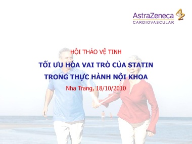 Đề tài Tối ưu hóa vai trò của Statin trong thực hành nội khoa