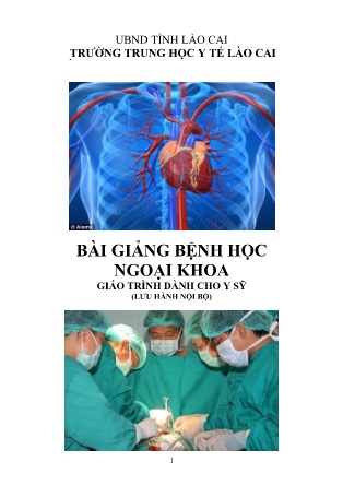 Giáo trình Bệnh học ngoại khoa
